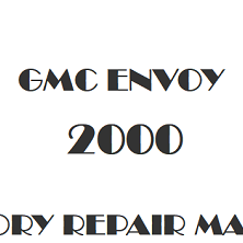 2000 GMC Envoy repair manual Image