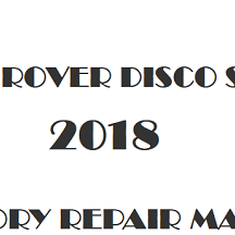 2018 Land Rover Discovery Sport repair manual Image