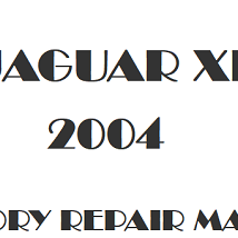 2004 Jaguar XK repair manual Image
