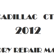2012 Cadillac CTS repair manual Image