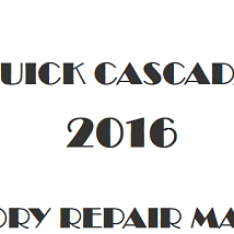 2016 Buick Cascada repair manual Image
