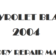 2004 Chevrolet Blazer repair manual Image