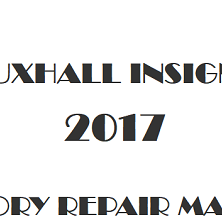 2017 Vauxhall Insignia repair manual Image