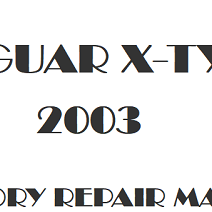 2003 Jaguar X-TYPE repair manual Image