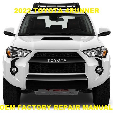 2022 Toyota 4Runner repair manual Image