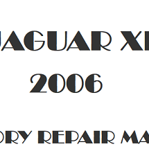 2006 Jaguar XK repair manual Image