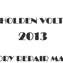 2013 Holden Volt repair manual Image