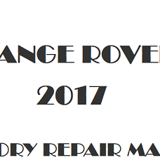 2017 Range Rover L405 repair manual Image