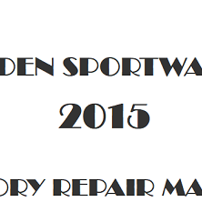 2015 Holden Sportwagon repair manual Image