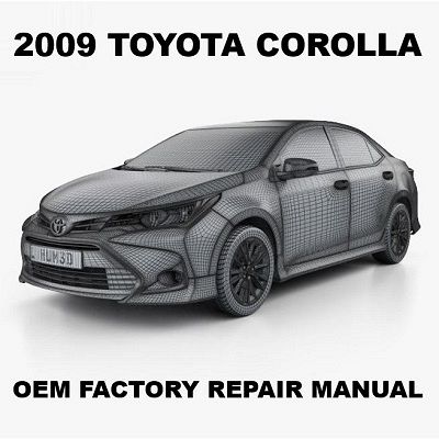 2009 Toyota Corolla repair manual Image