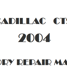 2004 Cadillac CTS repair manual Image