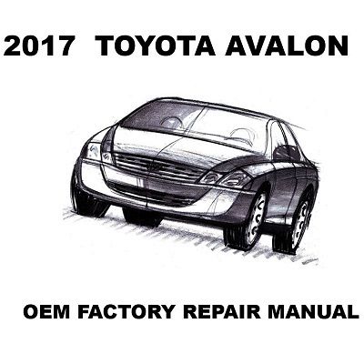 2017 Toyota Avalon repair manual Image