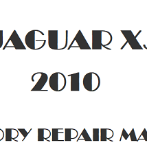 2010 Jaguar XJ repair manual Image