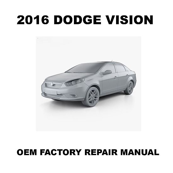 2016 Dodge Vision repair manual Image