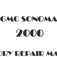 2000 GMC Sonoma repair manual Image