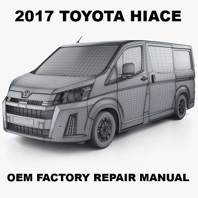 2017 Toyota Hiace repair manual Image