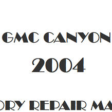 2004 GMC Canyon repair manual Image