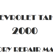 2000 Chevrolet Tahoe repair manual Image