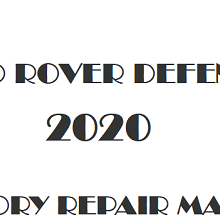 2020 Land Rover Defender repair manual Image