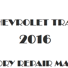 2016 Chevrolet Trax repair manual Image