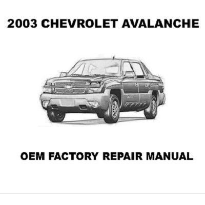 2003 Chevrolet Avalanche repair manual Image