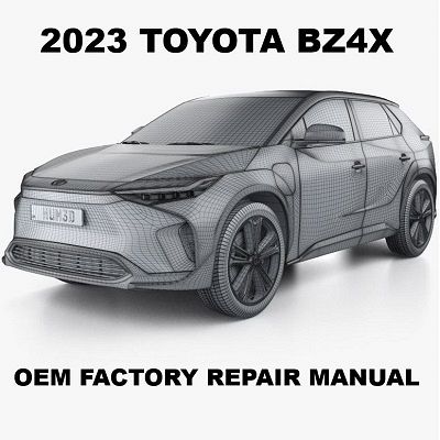 2023 Toyota BZ4X repair manual Image