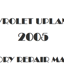 2005 Chevrolet Uplander repair manual Image