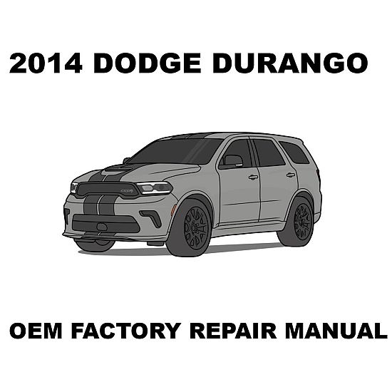 2014 Dodge Durango repair manual Image