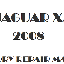 2008 Jaguar XJ repair manual Image