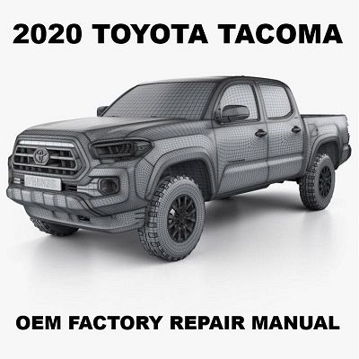 2020 Toyota Tacoma repair manual Image