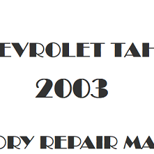 2003 Chevrolet Tahoe repair manual Image