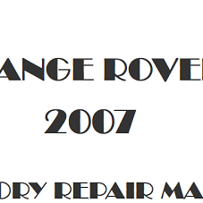 2007 Range Rover L322 repair manual Image