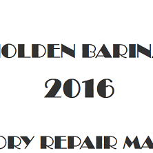 2016 Holden Barina repair manual Image