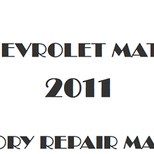 2011 Chevrolet Matiz repair manual Image