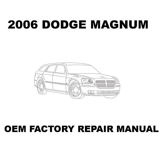 2006 Dodge Magnum repair manual Image
