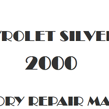 2000 Chevrolet Silverado repair manual Image