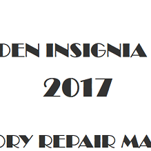 2017 Holden Insignia VXR repair manual Image