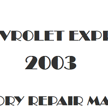 2003 Chevrolet Express repair manual Image