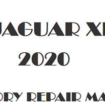 2020 Jaguar XF repair manual Image