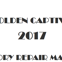 2017 Holden Captiva repair manual Image
