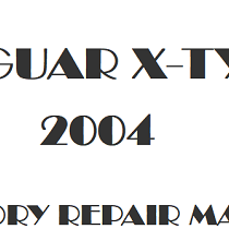 2004 Jaguar X-TYPE repair manual Image