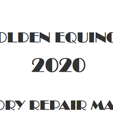 2020 Holden Equinox repair manual Image