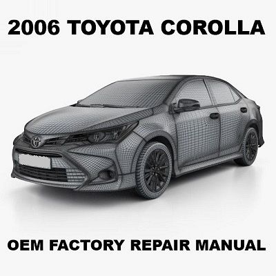 2006 Toyota Corolla repair manual Image