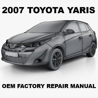 2007 Toyota Yaris repair manual Image