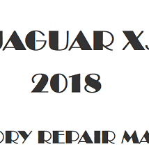 2018 Jaguar XJ repair manual Image