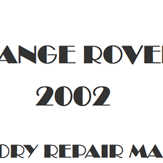 2002 Range Rover P38a repair manual Image