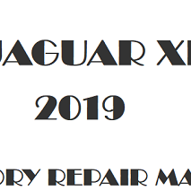 2019 Jaguar XF repair manual Image
