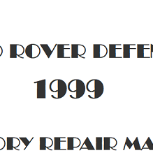 1999 Land Rover Defender repair manual Image