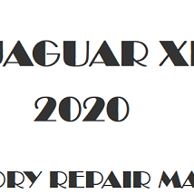 2020 Jaguar XE repair manual Image
