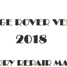 2018 Range Rover Velar repair manual Image
